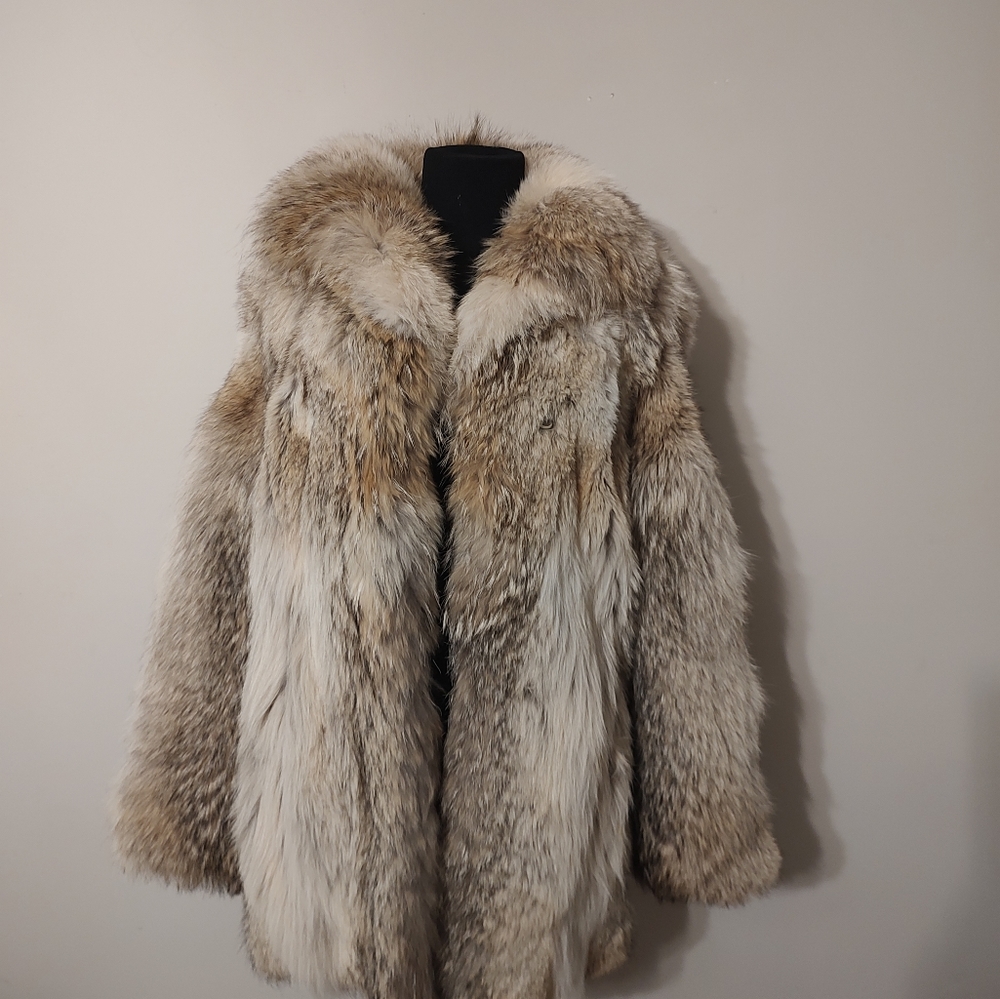 Vintage Coyote Fur Coat